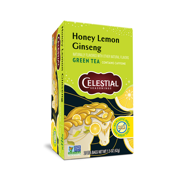 Celestial Seasonings Honey Lemon Ginseng Green Tea - 20 Bags